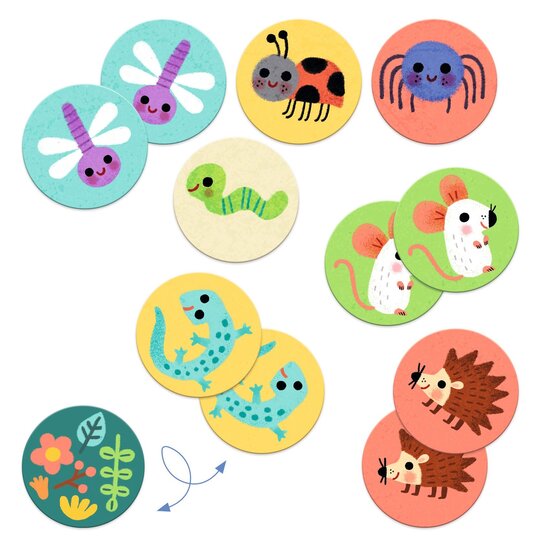 Djeco Djeco Mémo petites bêtes +3ans