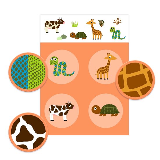 Djeco Djeco Bingo Federn und Pelz