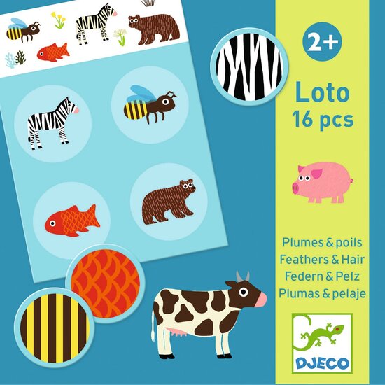 Djeco Djeco Bingo plumes et fourrure