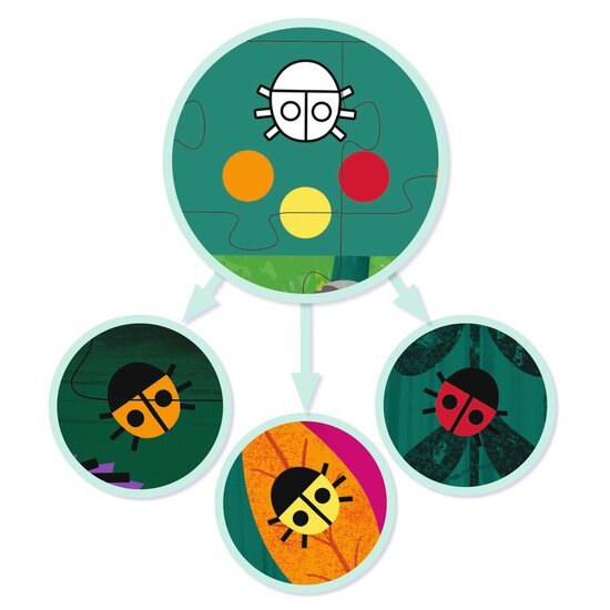 Djeco Djeco observatie puzzel bos +4jr 54 stukjes