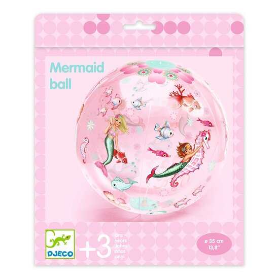 Djeco Djeco aufblasbarer Ball Meerjungfrauen 35cm