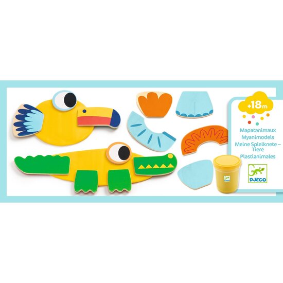 Djeco Djeco Myanimodels Animals modeling clay +18M