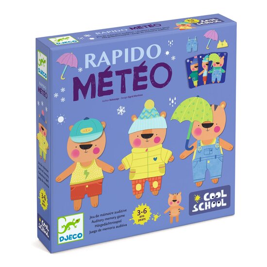 Djeco Djeco Rapido Météo memory game