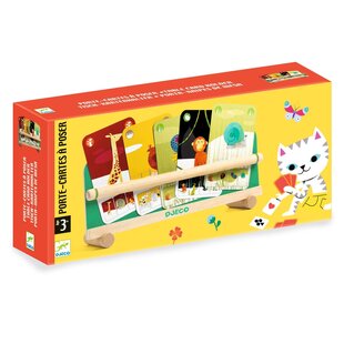 Porte-cartes à poser en bois - Djeco