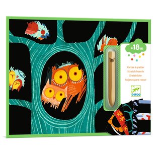 Cartes à gratter animaux - Djeco +18M