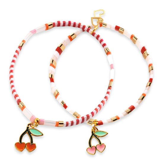 Djeco Bijoux duo bracelets Tila and Cherries - Djeco
