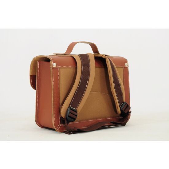 Own Stuff Own Stuff | cartable maternelle en cuir Rabbit Chestnut