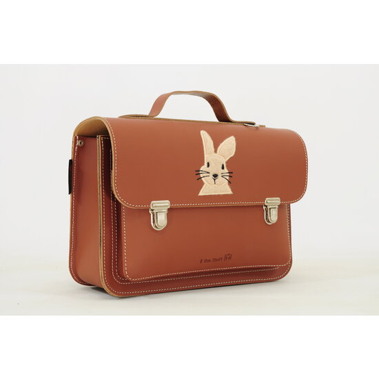 Own Stuff Own Stuff | Leder Vorschulranzen Rabbit Chestnut
