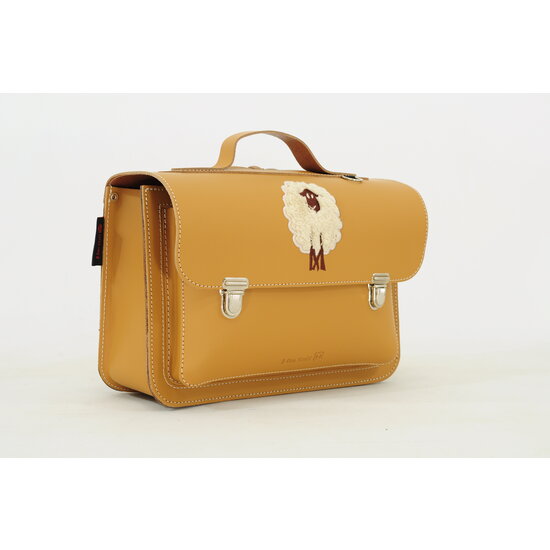 Own Stuff Own Stuff | leather toddler school bag  Sheep Dune