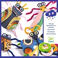 Djeco Kit de bricolage Djeco Enfiler - Animaux Chenille