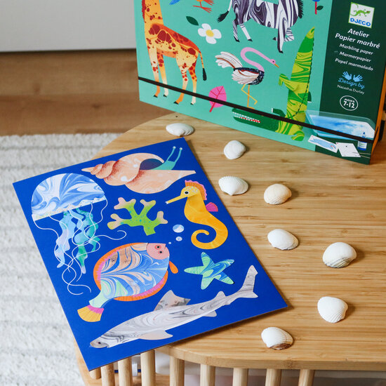 Djeco Djeco | Buntes Marmorpapier