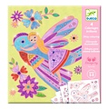 Djeco Djeco | Glittering Colouring Book Small Wings