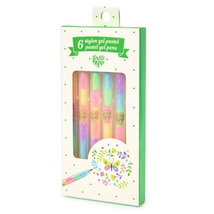Djeco pastel gel pens set of 6