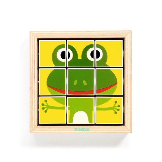 Djeco Block puzzle - Tournanimo - Djeco +2 yrs