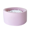 Moje Moje | Bällebad aus Baumwolle – Rosa 90 x 40 cm + Bälle