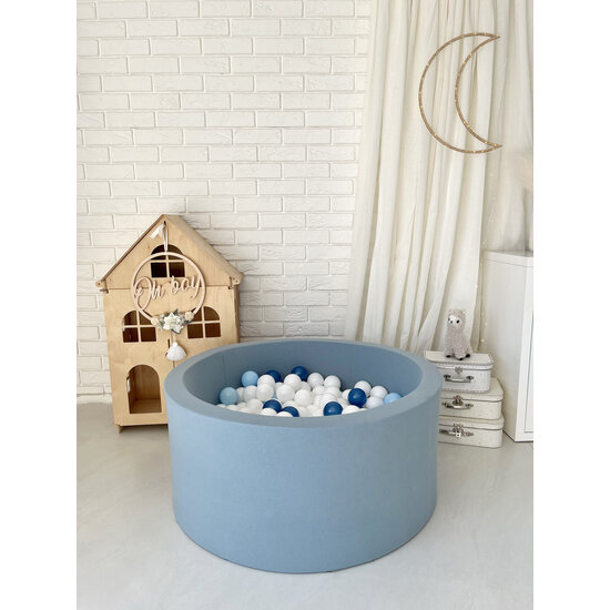 Moje Moje | Ball Pool Cotton - Blue 90x40 cm + Balls