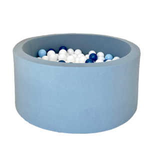 Moje | Ballenbad Cotton - Blue 90x40 cm  + Ballen