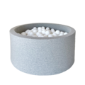 Moje Moje | Ball Pool Cotton - Light Grey 90x40 cm  + Balls