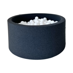 Moje | Ballenbad Cotton - Graphite 90x40 cm + Ballen