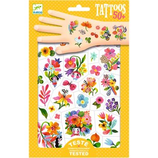 Tatouages ​​Aqua Flor - Djeco