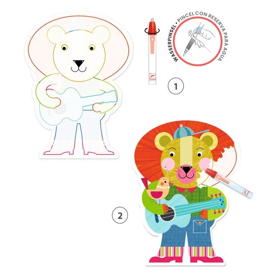 Djeco Magic colouring Animalo-Len - Djeco