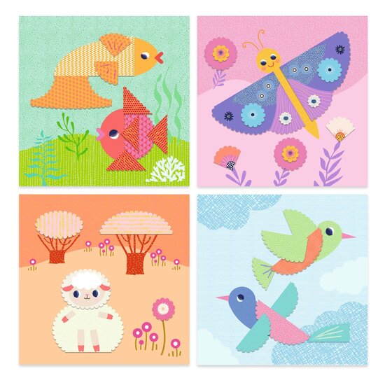 Djeco Djeco create with paper crinkle cutting 3-6 yrs