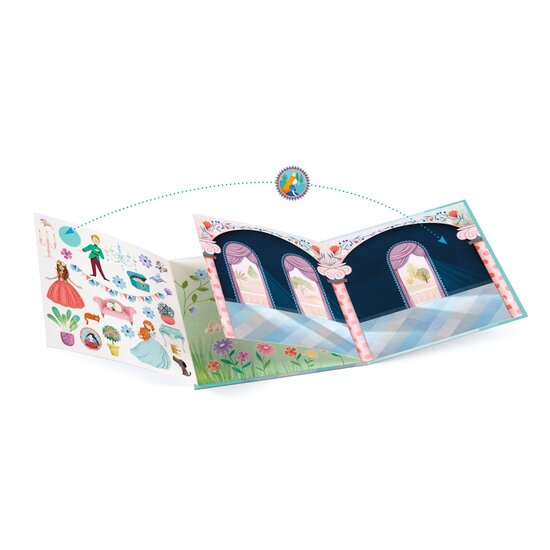 Djeco Djeco stickers story Life in a castle 4-7yrs