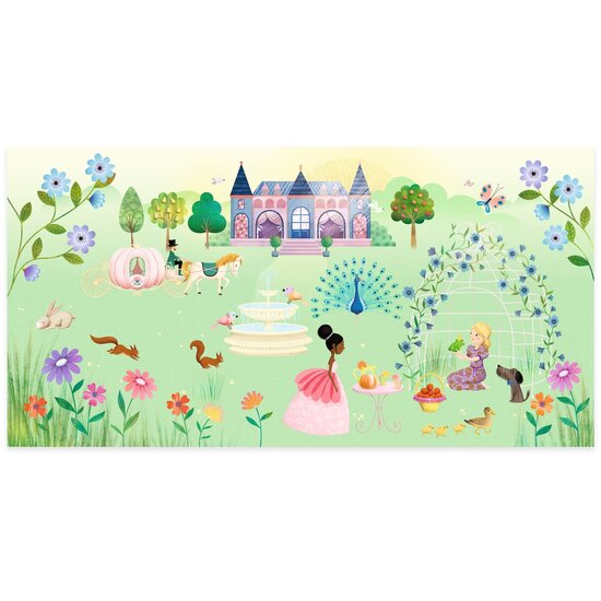 Djeco Djeco stickerboek kasteelleven 4-7jr