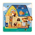 Djeco Djeco puzzle 3 layers Chez Moo +18M
