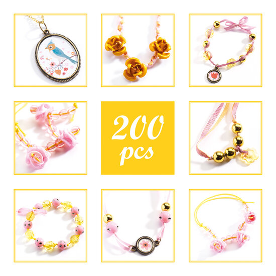 Djeco Djeco Schmuck basteln - Perlen und Blumen