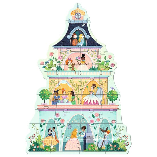 Djeco Djeco puzzel prinsessentoren - 36 stukjes
