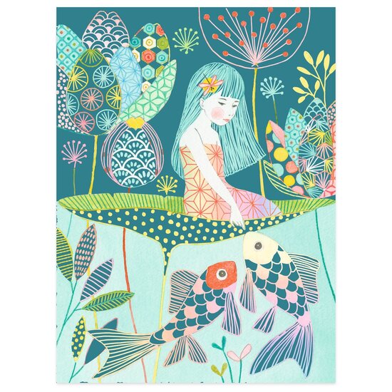 Djeco Djeco scratch cards The pond +7y