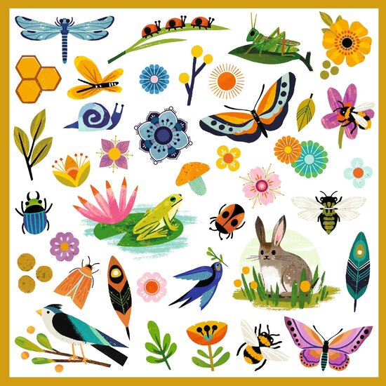 Djeco Djeco stickers Garden 160 pieces