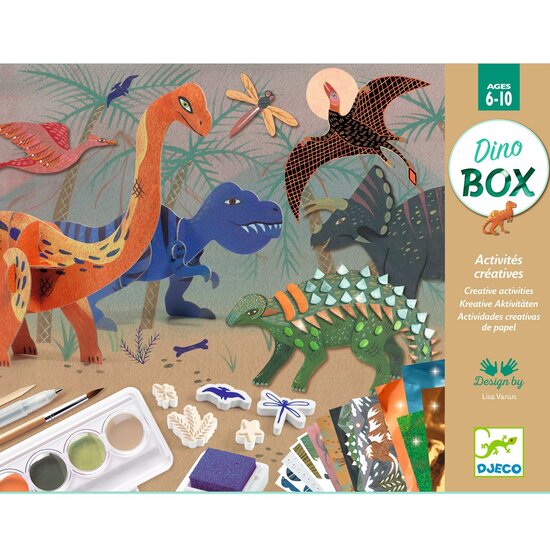 Djeco Set créatif Djeco The world of dinosaurs +6 ans