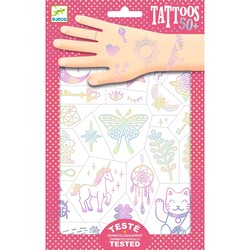 Tatouages ​​porte-bonheur irisés - Djeco