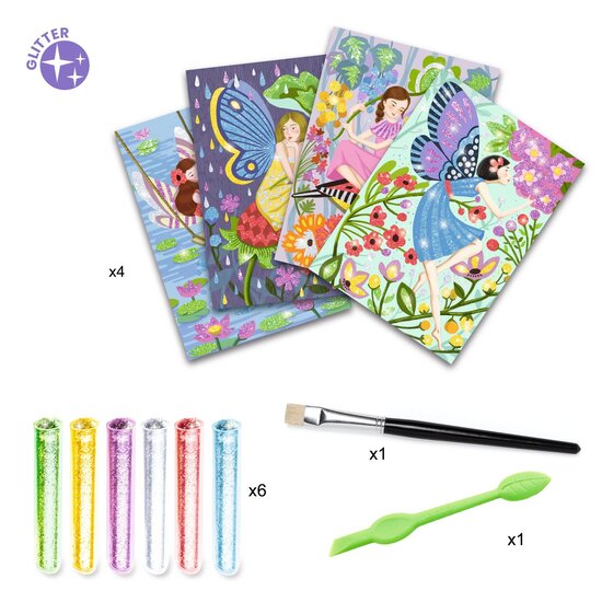 Djeco Djeco glitter boards The gentle life of fairies
