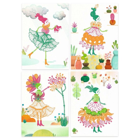 Djeco Djeco Stempel Blumenmädchen +5 Jahren