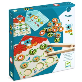 Djeco Pinstou rekenspel +3jr