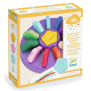 Djeco crayons fleurs 12pcs