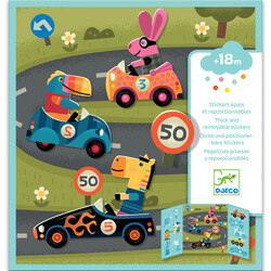 Djeco sticker playbook cars +18M