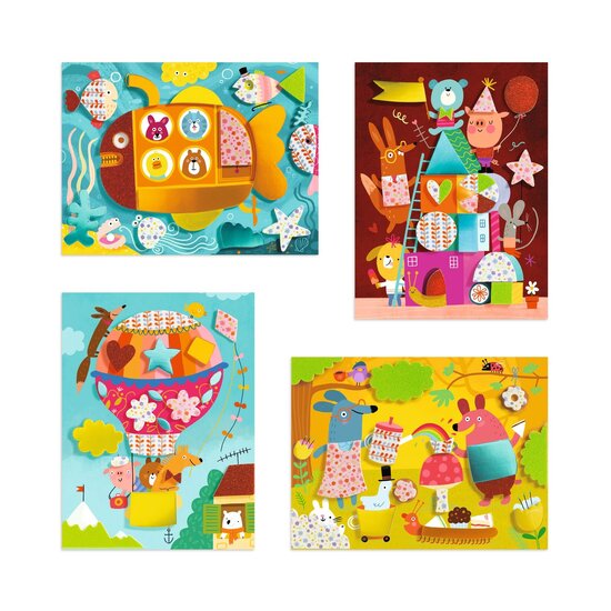 Djeco Djeco mozaïek Collage mousses