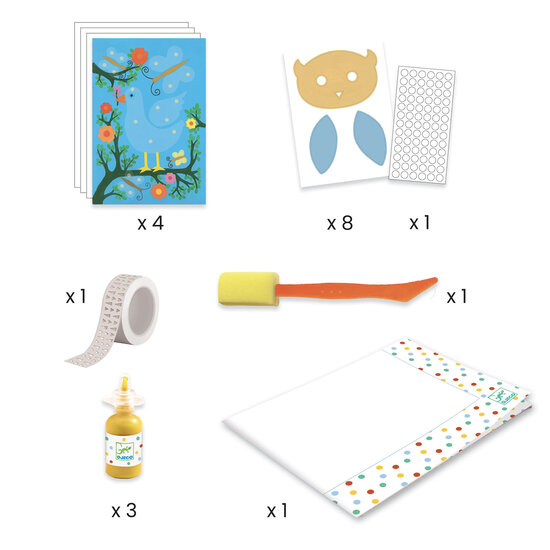 Djeco Djeco schilderen met spons Oh, it's magic