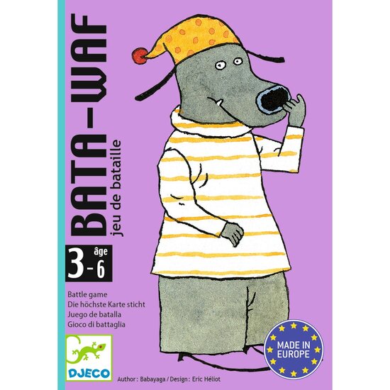 Djeco Djeco jeu de cartes Bata-Waf +3ans