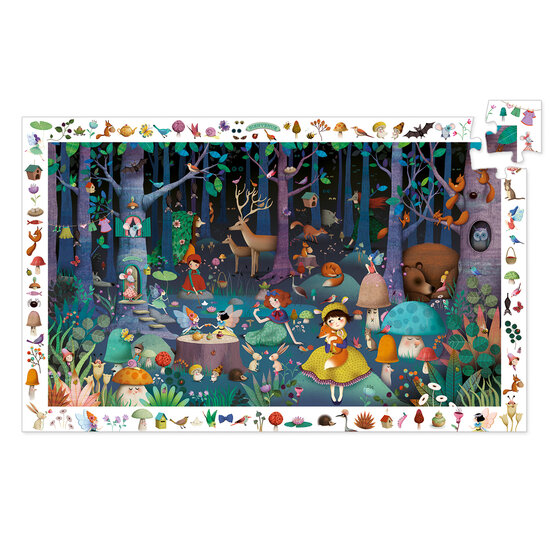 Djeco Djeco observation puzzle enchanted forest +5y 100p