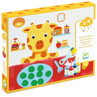 Djeco sponge painting - Cuddly toy adventures
