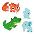 Djeco Djeco Puzzle Duo Tiere 10x 2St
