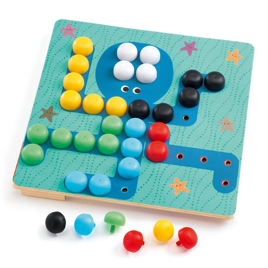 Djeco Djeco Primo Mosaïco - Mosaic game +3yrs