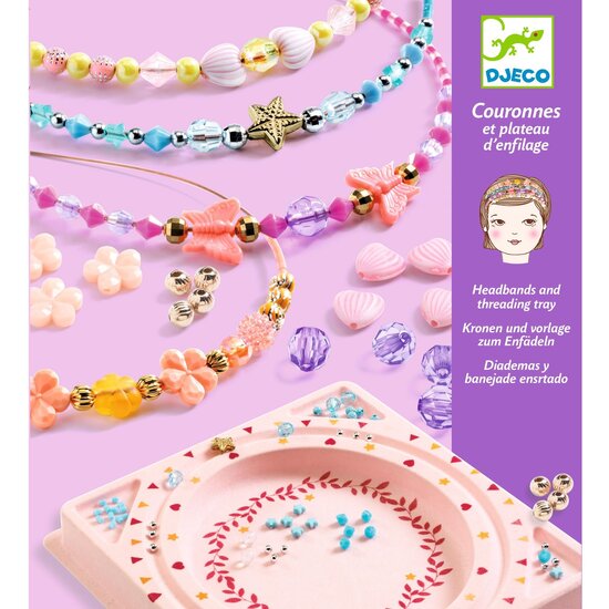 Djeco Djeco craft set Headbands and threading tray
