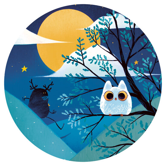 Djeco Djeco Puzzle Ritter bei Vollmond 36-Teilig