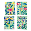 Djeco Djeco cartes à gratter Jardin fantastique +6a